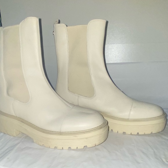 SAM Edelman Wellington Leather Lug Sole Chelsea boots - Picture 8 of 10